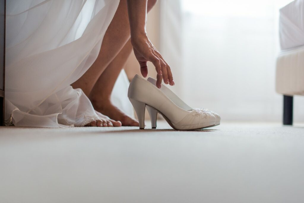 chaussures confortables et élégantes pour son mariage