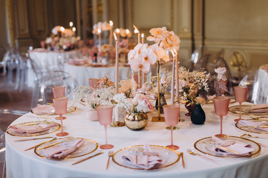 table de mariage decoration table mariage chic