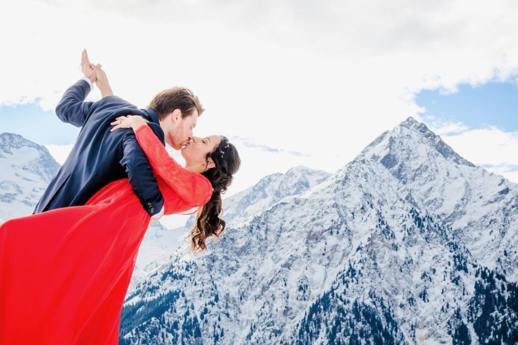 station ski 7 laux photos de mariage